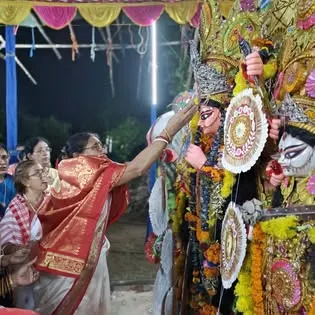 Devi Boron on Vijaya Dashami