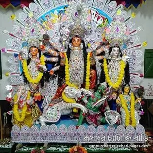 The ekchala pratima at Ruppur Chatterjee Bari